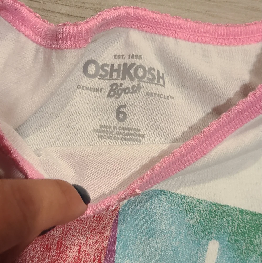 🍦Osh Kosh Ho Ho Ho Christmas Santa pajama top🧋